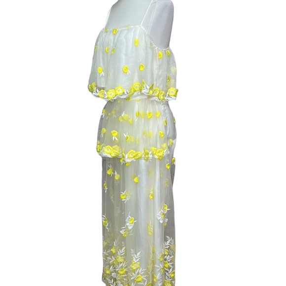 ASOS Embroidered Tulle Maxi Skirt Set - Picture 4 of 6